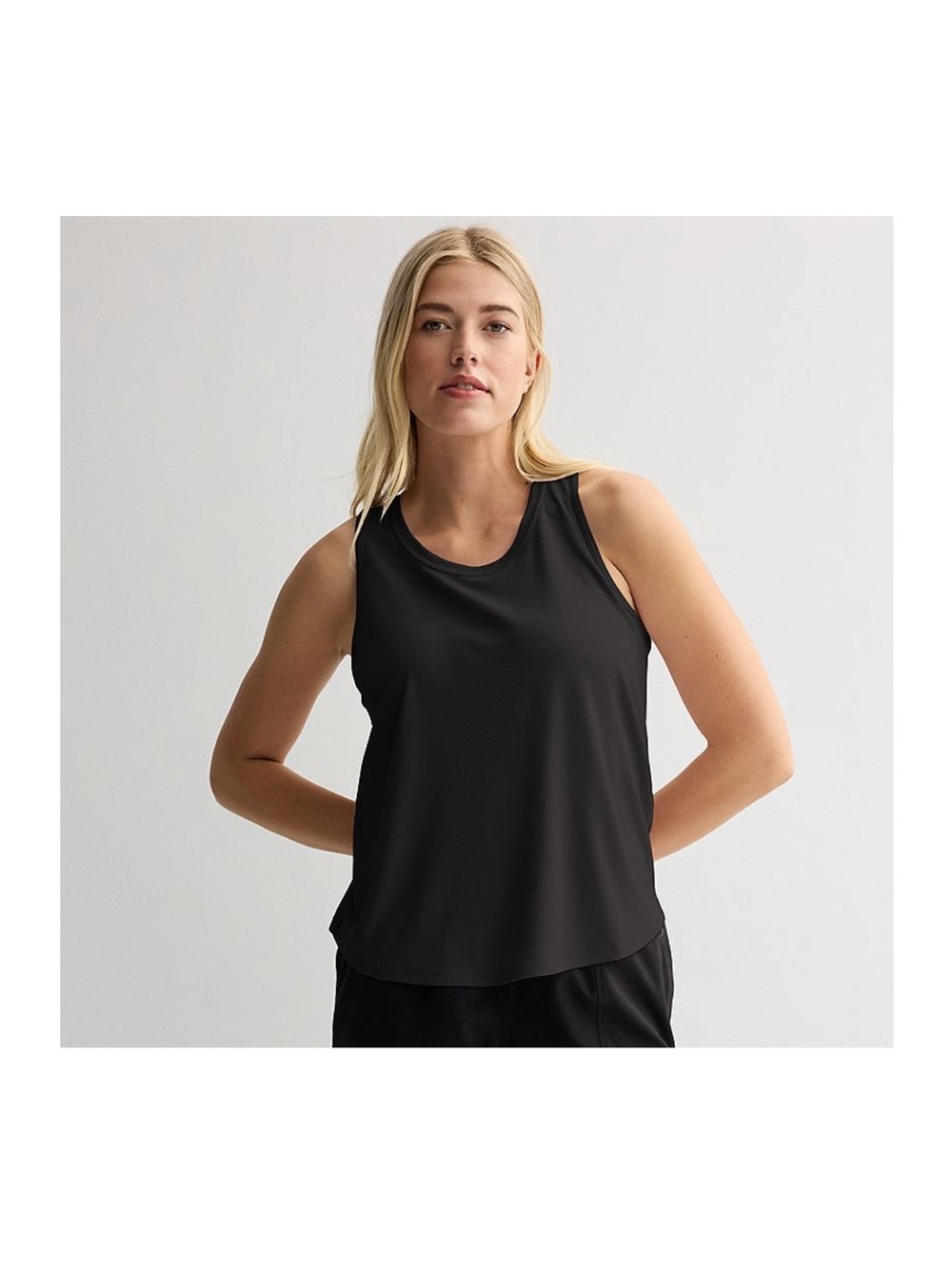 Tek Gear Women's Black Sleeveless Tank Top